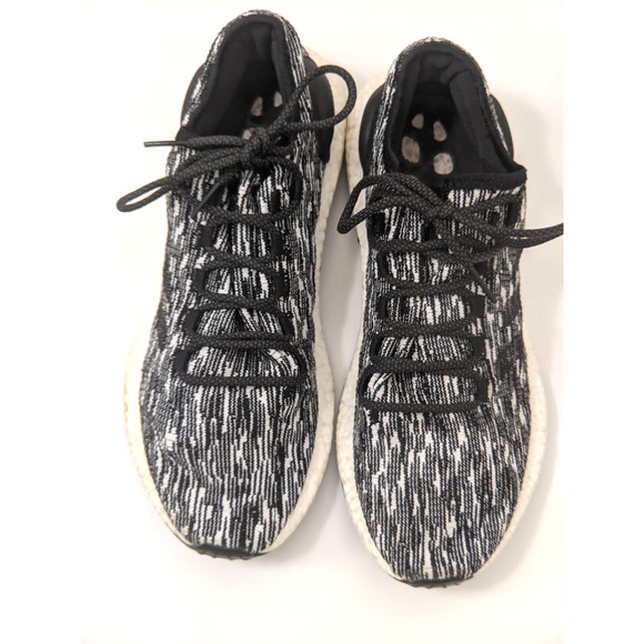 Adidas Mens Performance PureBoost Running All Terrain Shoes Oreo Size 11 CLEAN - Picture 11 of 14